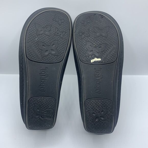 Alegria Black Delicut Leather Debra Pro Comfort Shoes EU 38 US 8-8.5 - Picture 7 of 8
